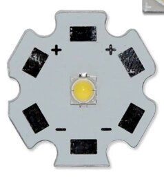 Надяскравий світлодіод CREE на підкладці d=20мм led 1-3w 2.8-3.6v білий нейтральний 1634173876 фото