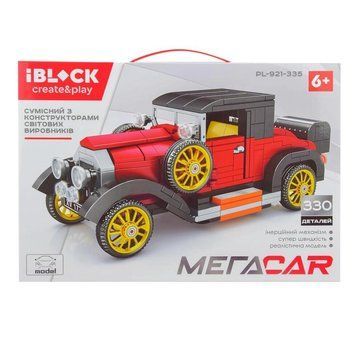 Конструктор Iblock Ретро автомобіль 330дет. (PL-921-335) 1366335821 фото