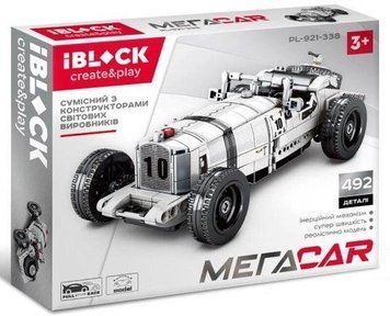 Конструктор Iblock Ретро автомобіль 492дет. (PL-921-338) 1366337045 фото