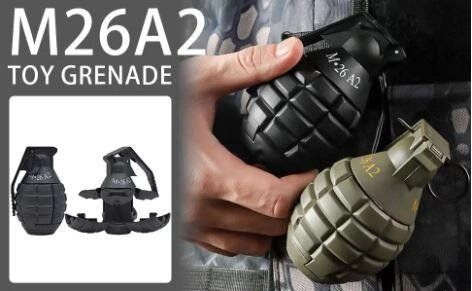 Игрушечная граната M26A2 на орбизах (гелевых/водяных шариках) 1793821339 фото