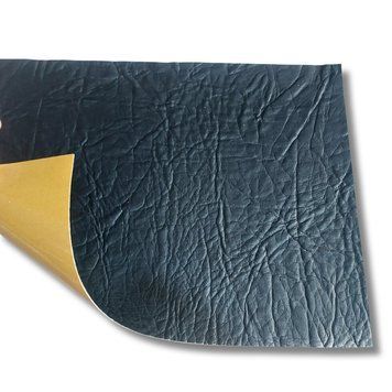 Кожзамінник самоклеючий (вініліскожа) чорний СК Vinylpex CZ-35 20х30см 1791699765 фото