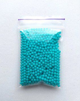Пули гелевые, орбиз диаметр 7-8мм, цвет Tiffany Blue, 500 пулек. 1724999739 фото