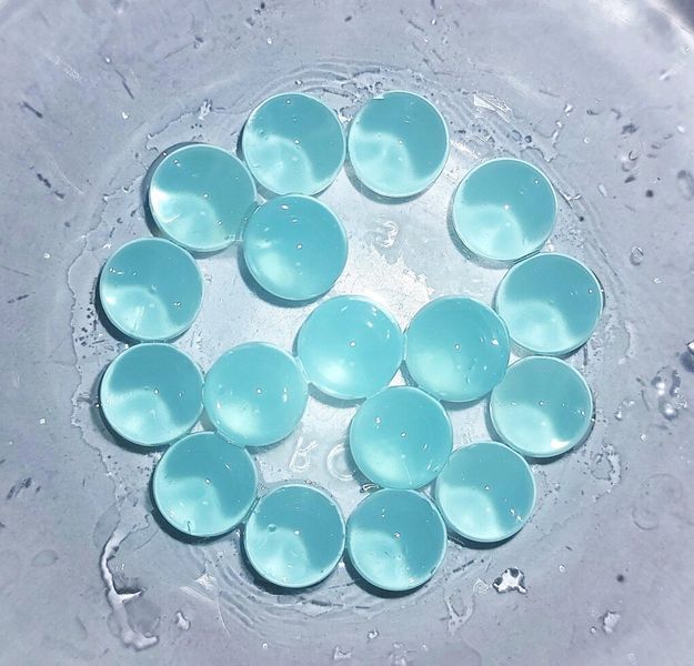 Кулі гелеві, орбіз діаметр 7-8мм, колір Tiffany Blue, 500 кульок. 1724999739 фото