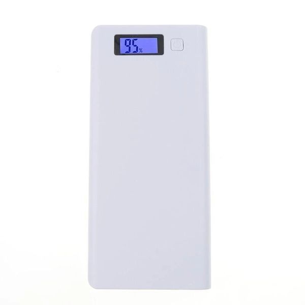 Корпус для павербанка DIY с контроллером ( Power Bank Case) на 8 секций типа 18650 белый 1768329882 фото