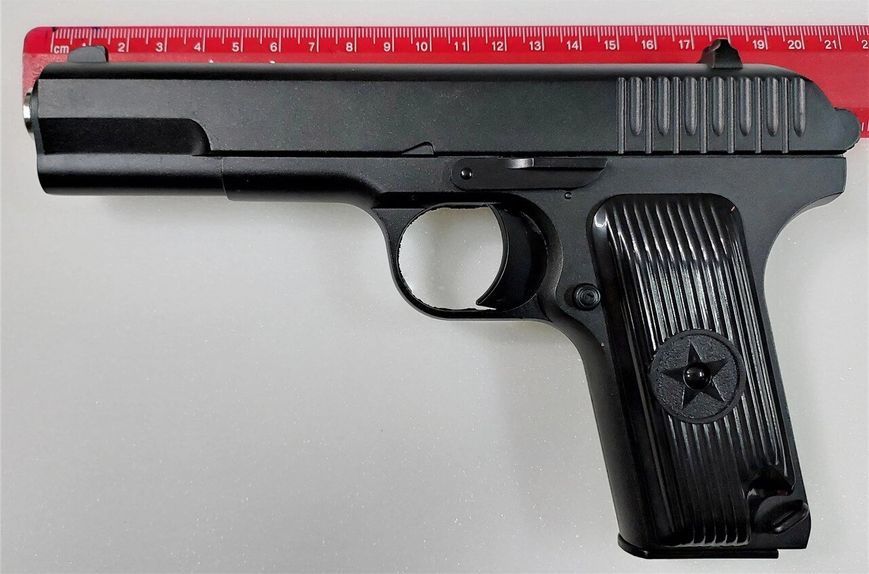 Страйкбольний спринговий пістолет Galaxy металевий з глушником G. 33A (TT) 1720894331 фото