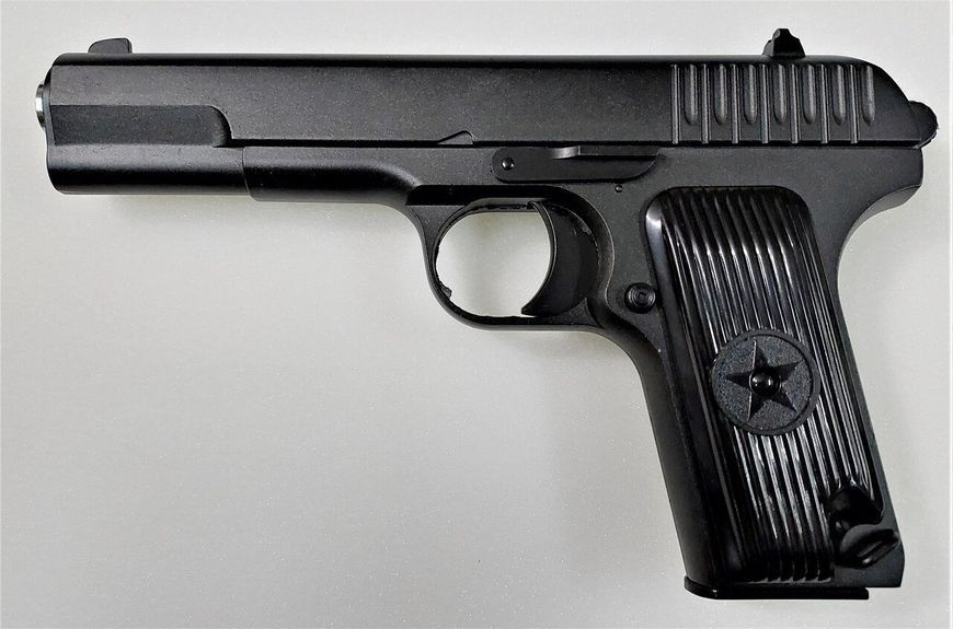Страйкбольний спринговий пістолет Galaxy металевий з глушником G. 33A (TT) 1720894331 фото