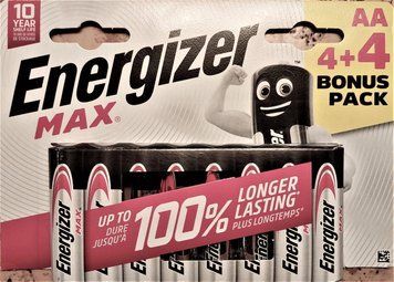 Батарейка щелочная (Alkaline) AA Enerdgizer Max LR6 (8шт.) 1678873807 фото