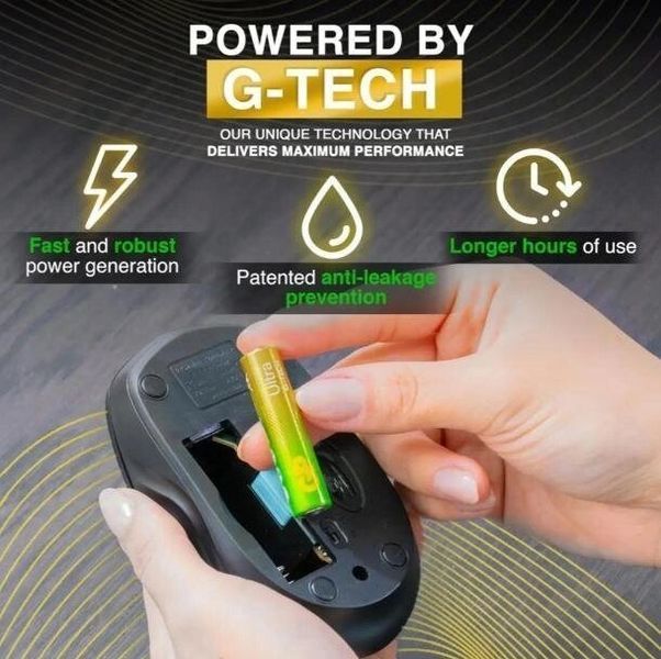 Батарейка GP AA (LR6) Ultra Alkaline G-Tech (1шт.) 1680091551 фото