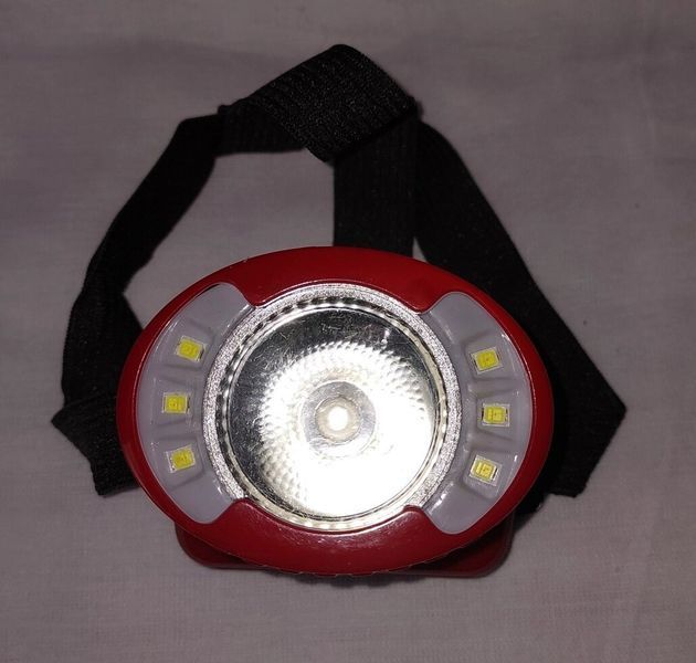 Ліхтарик налобний LED CR-123 на 3 батарейках АА 1475783873 фото