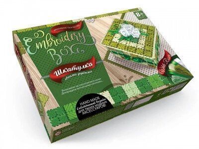 Набор для творчества &laquo;Embroidery box&raquo; "Белая роза" 1354536295 фото