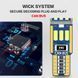 Яркий светодиод типа T10 W5W белый 12v 1.5 Вт 4014-9 без полярности 1682524494 фото 4