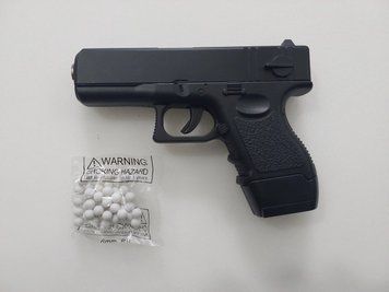 Страйкбольний пістолет Galaxy металевий G. 16 ( glock 17 mini) 1720354253 фото