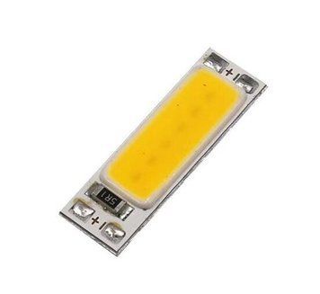 Яркая светодиодная мини панель COB 25х7мм 0,3-1w 3,7-5v теплый белый 3000K 1684184558 фото