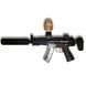 Детский аккумуляторный автомат MP5 MAX POWER пули орбиз (гелевые) с глушителем и посветкой 1775923097 фото 6