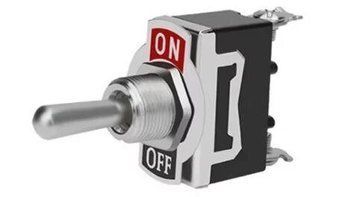Выключатель тумблер двухконтактный SPST 2P ON-OFF 15А 220В 1691611956 фото