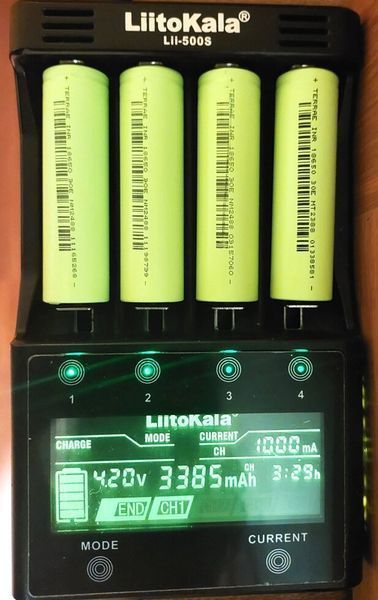 Аккумуляторы Li-on тип 18650 TerraE 30E 3000+ mAh комплект 5шт 1753844296 фото