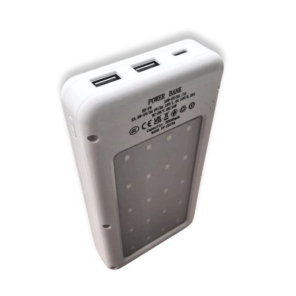 Корпус для павербанка 618650 с LED-фонарем и дисплеем, USB/Type-C, без пайки белый 1778293546 фото