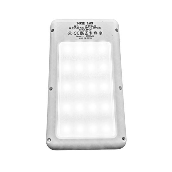 Корпус для павербанка 618650 с LED-фонарем и дисплеем, USB/Type-C, без пайки белый 1778293546 фото