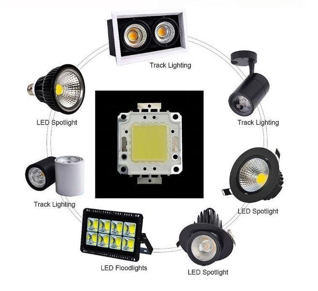 Сверхяркий светодиод led 10w 9-12v белый дневной 6000K 1499689795 фото