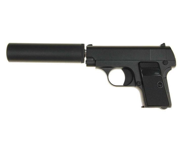 Пистолет Galaxy G9A (Browning mini) с глушителем 1720894351 фото