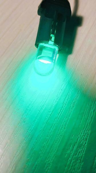 Яркий светодиод типа T10 W5W Green 12v зеленый 1603065734 фото