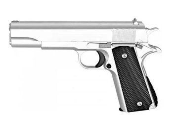 Cпринговий пістолет металевий сріблястий Galaxy G. 13S (кольт 1911) 1525317388 фото